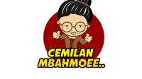 logo maskot cemilan Mbahmoee