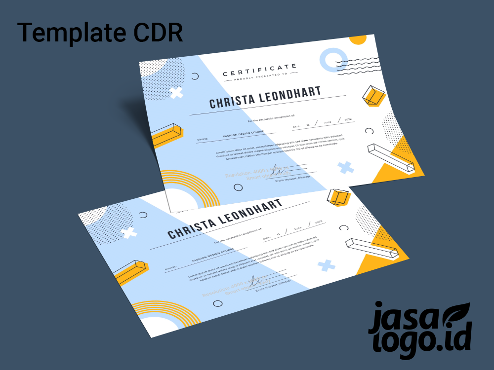 Download template sertifikat webinar CDR gratis