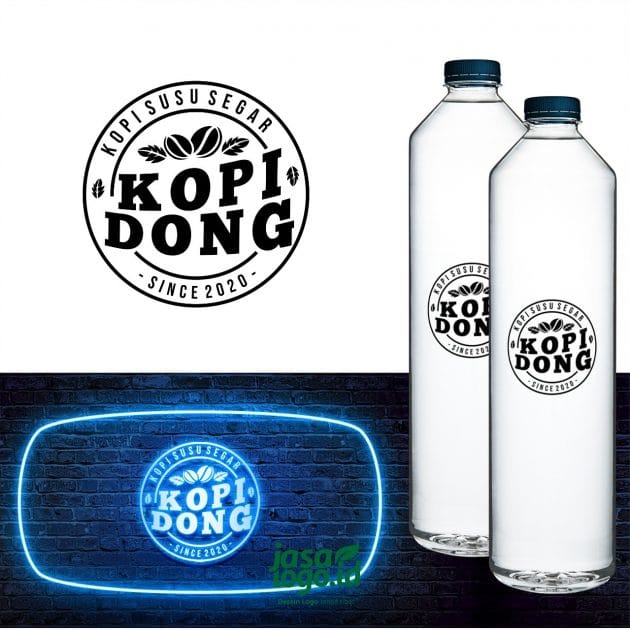 Jasa Desain Logo Kopi Susu untuk Kopi Dong