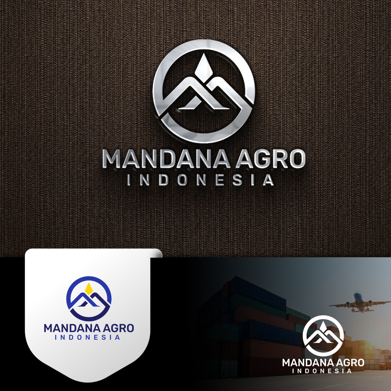 jasa logo pengiriman untuk Mandana
