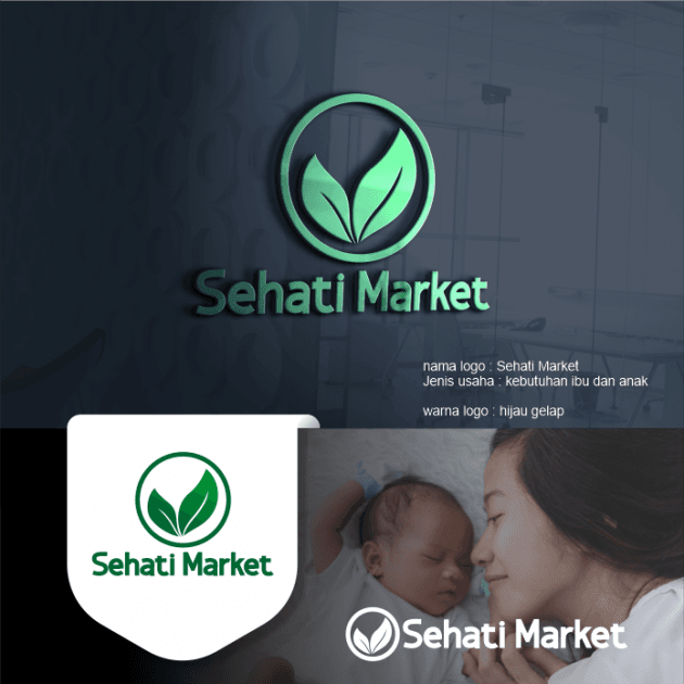 desain logo kebutuhan ibu dan anak