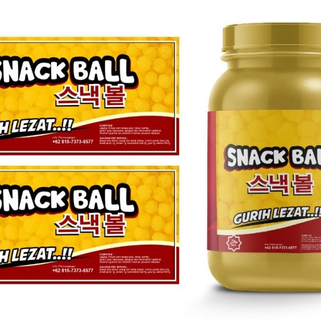 Jasa Desain Kemasan Snack Ball