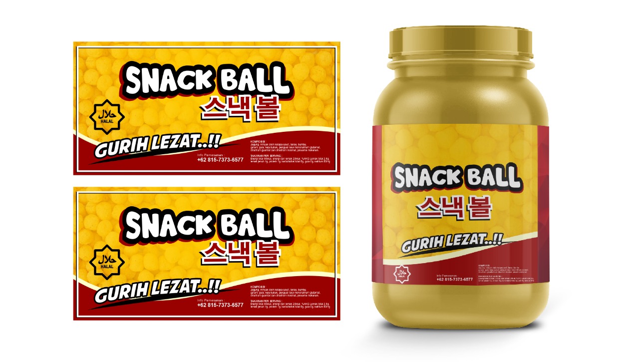 Jasa Desain Kemasan Snack Ball