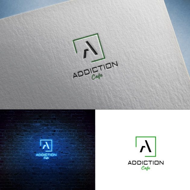 Jasa Logo Cafe Keren untuk Addiction