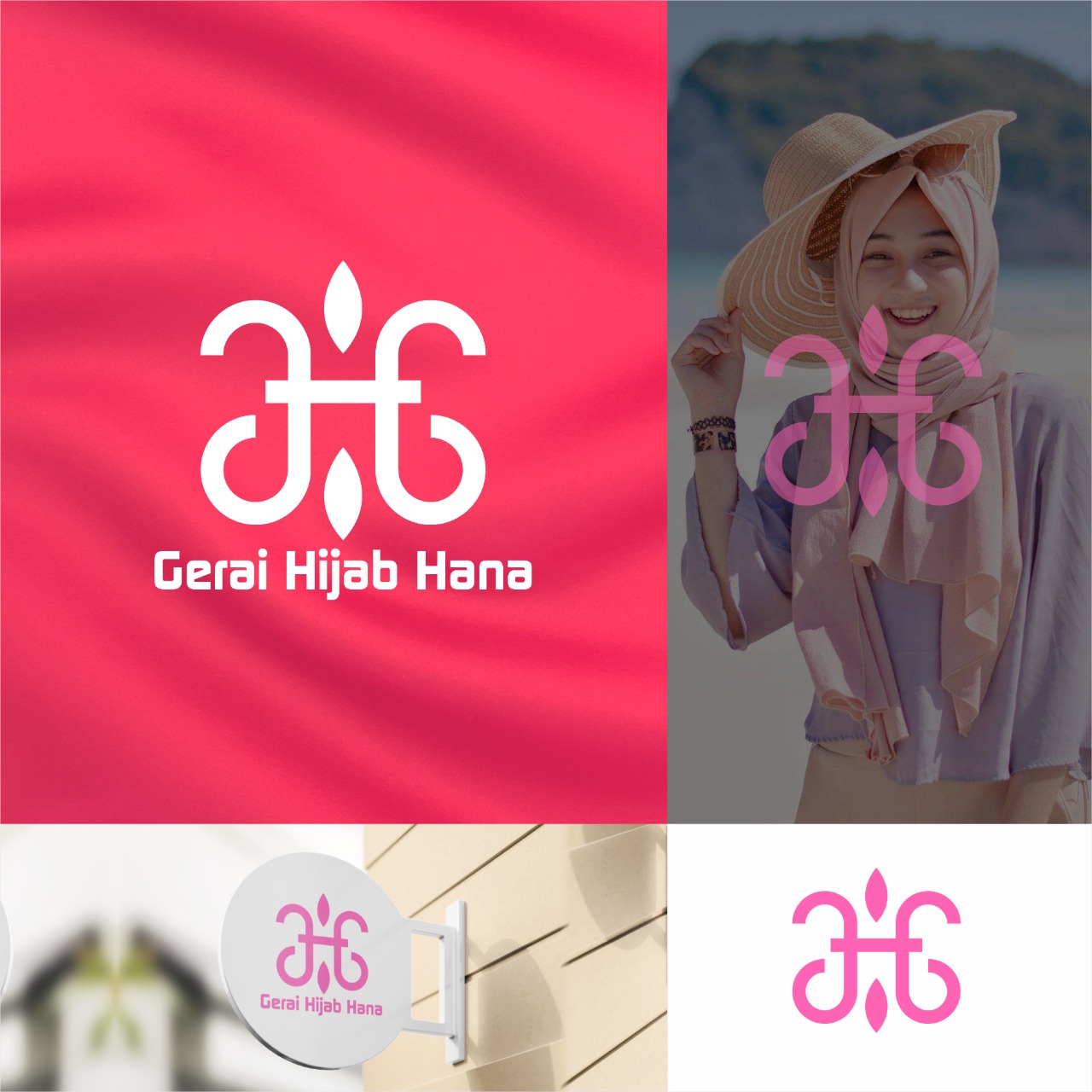 Jasa Desain Logo Gerai Hijab untuk Hana