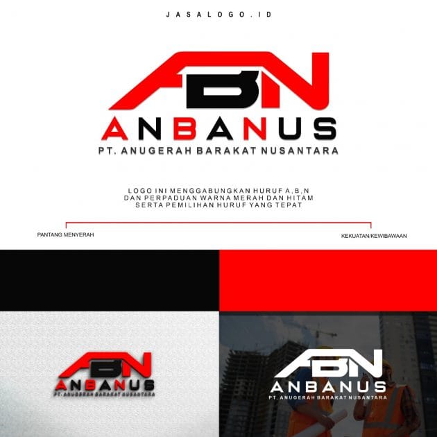 Jasa Desain Logo Perusahaan Kontruksi untuk PT.ANBANUS