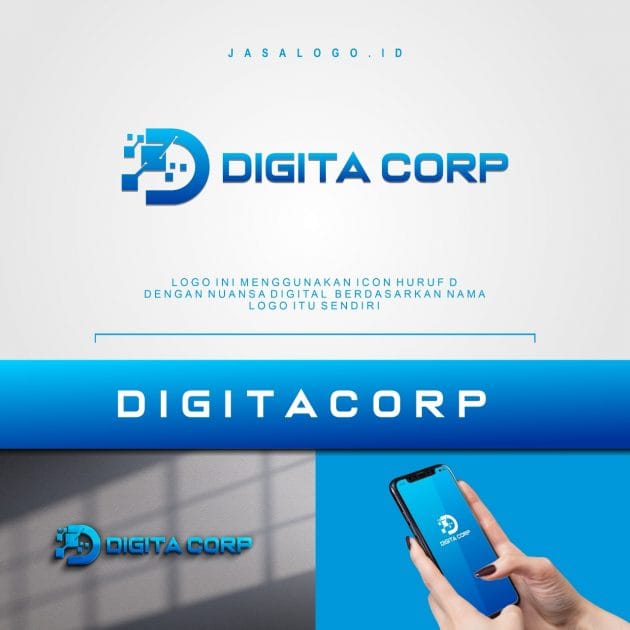Jasa Desain Logo Digital untuk Perusahaan Digital Corp