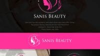 Jasa Desain Logo Skincare untuk Sanis Beauty