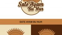 Jasa Desain Logo Sate Ayam untuk Bu Nur
