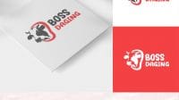 Desain Logo Daging Sapi untuk Boss Daging