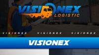 Desain Logo Logistic untuk Visionex