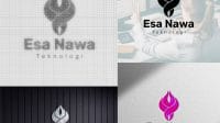 Desain Logo Teknologi untuk ESA NAWA