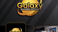 Desain Logo Online Shop Smartphone Galaxy