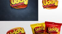 Desain Logo Snack Uday Ymmy