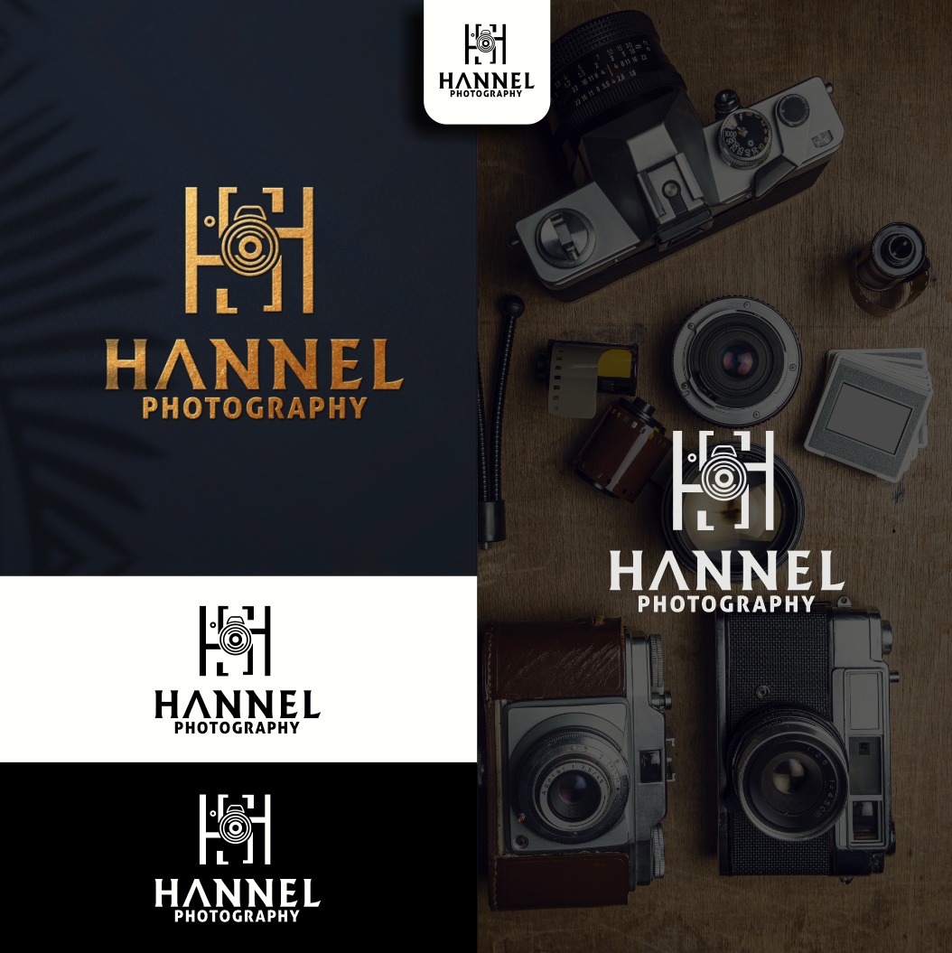 Desain Logo Photography Hannel