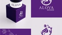 Desain Logo Alova Skincare