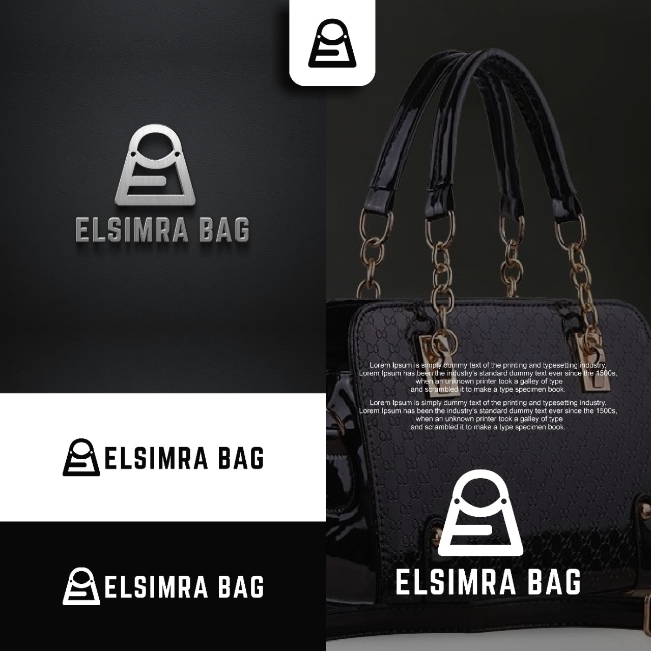 Jasa Desain Logo Brand Tas Elsimra Bag