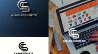 Jasa Desain Logo Olshop AMANAHSHOP78