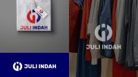 Jasa Desain Logo Brand Distro Wanita Juli Indah