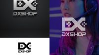 Jasa desain Logo Top Up Gaming untuk DXSHOP