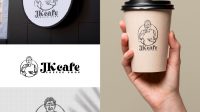 Jasa Desain Logo Coffee Shop untuk JKcafe