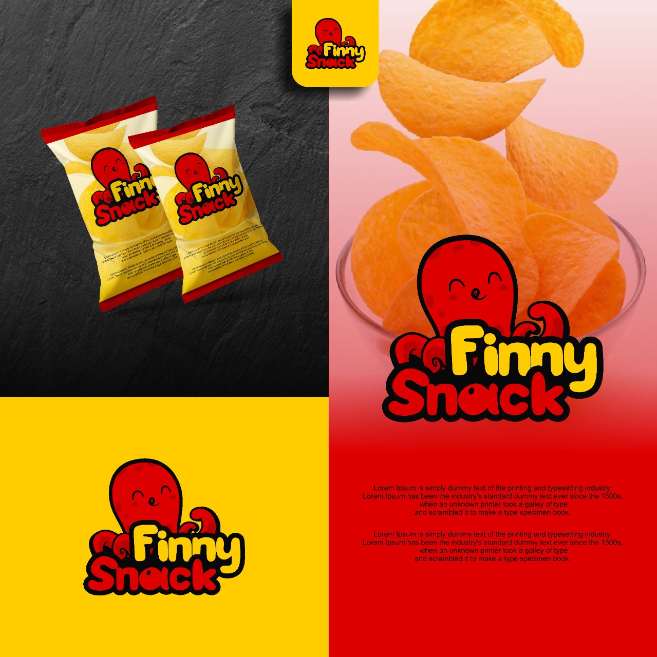 Jasa Desain Logo Snack untuk Finny Snack