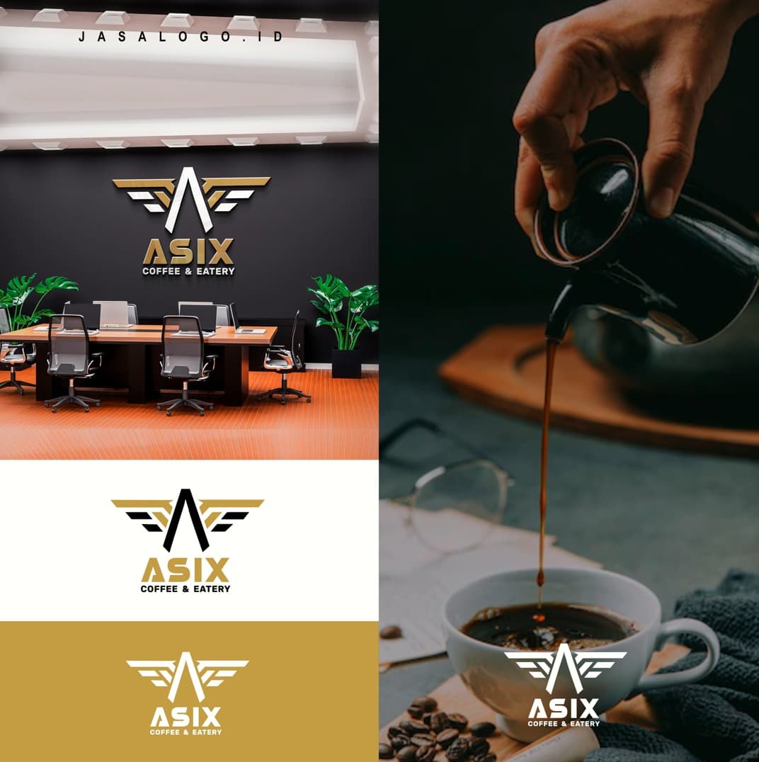 Jasa Desain Logo Coffe dan Eatery - ASIX