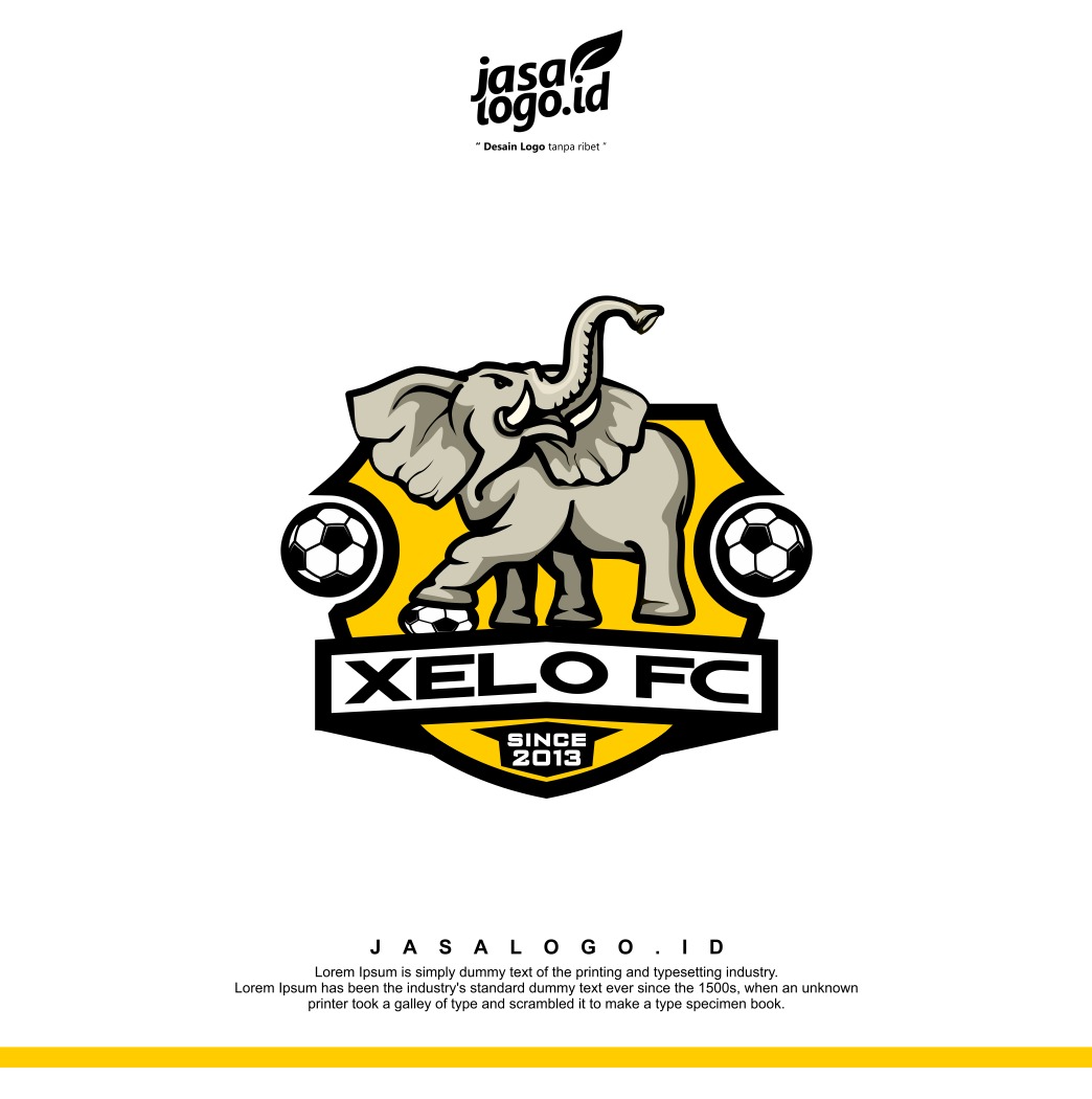 Jasa Desain Logo Football Club - XELO FC