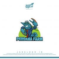 Desain Logo Ternak Lobster - PERDANA FARM