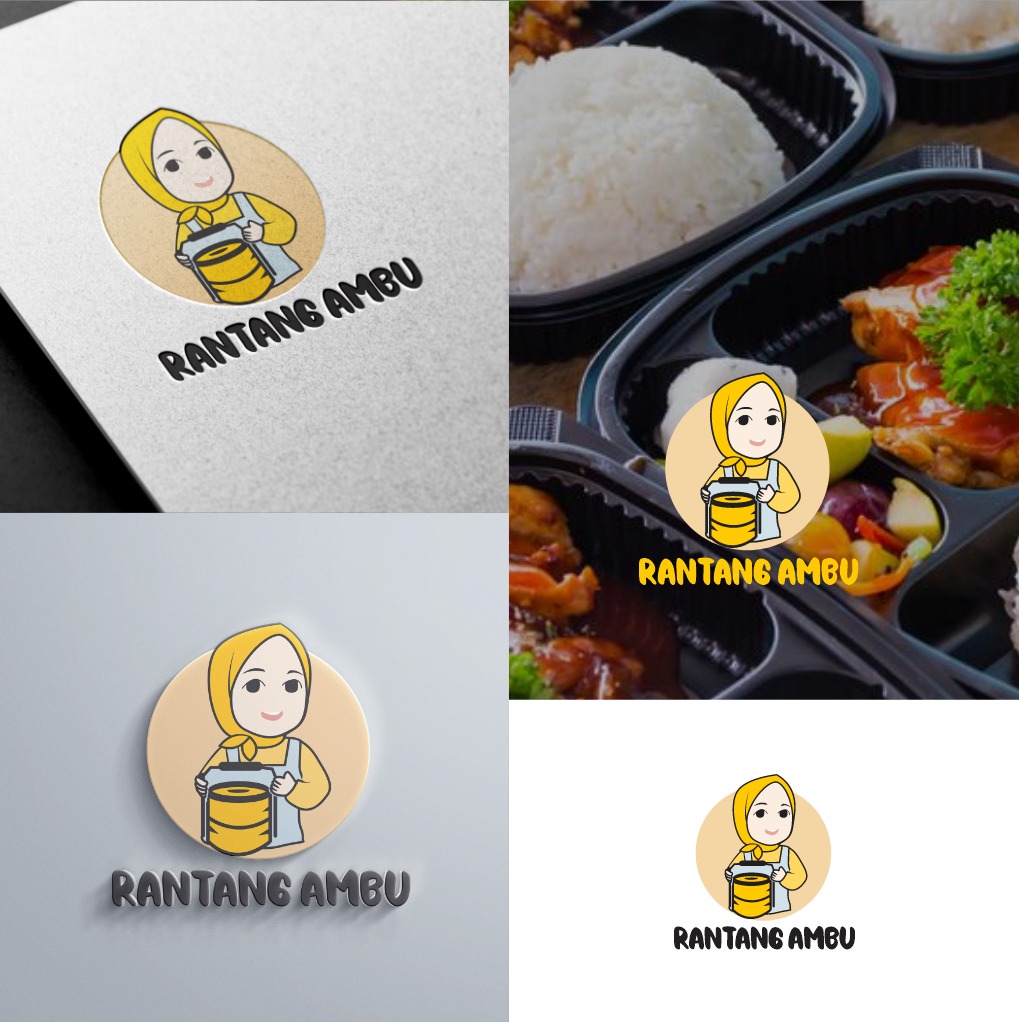Desain Logo Catering Client Rantang Ambu