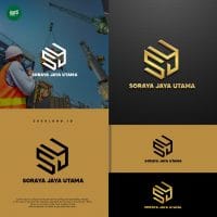 logo kontruksi kreatif