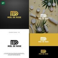 Jasa Logo Kosmetik MIEL DE ROSE