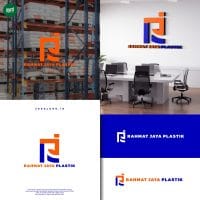 Desain Logo Perusahaan Plastik Rahmat Jaya Plastik