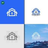 Jasa Logo Property untuk Fortuna Agency