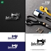 Desain Logo Tailor Suka karya Garment
