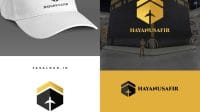 Desain Logo travel umroh & haji hayanusafir