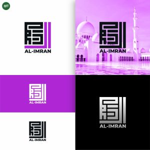 Desain Logo Kufi Al-Imran