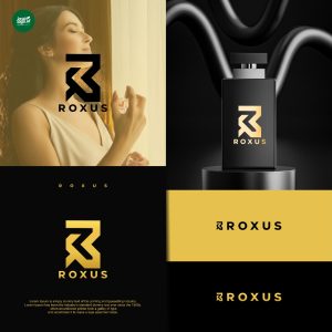 Jasa Desain Logo Parfum Keren untuk ROXUS