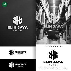Desain Logo showroom Motor Elin Jaya Motor
