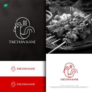 Desain Logo Sate Taichan