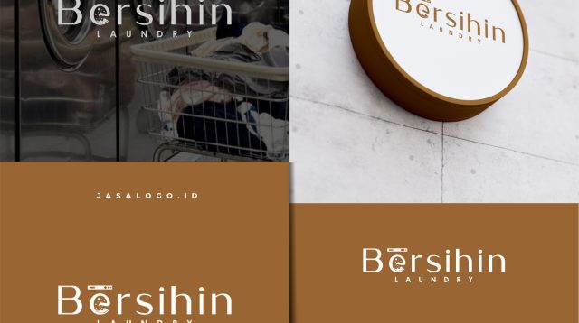Jasa Logo Laundry untuk Bersihin