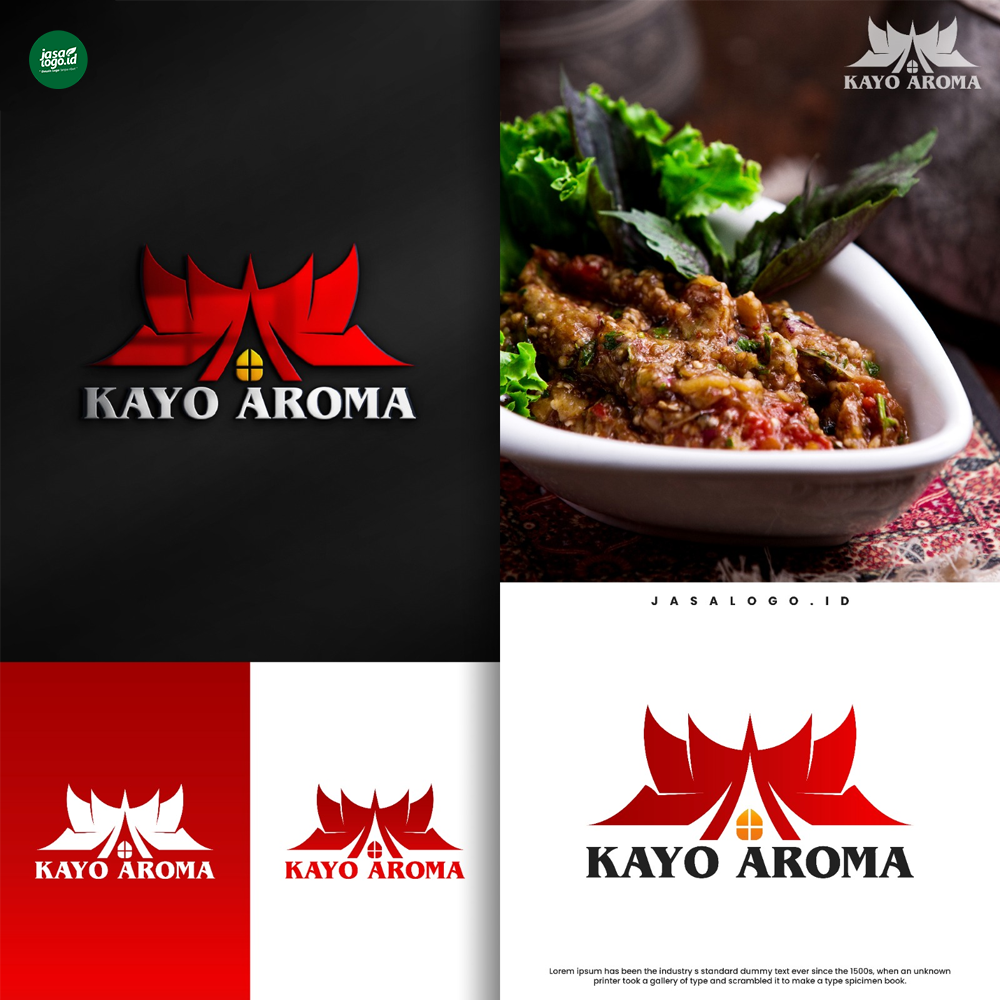 Jasa Desain Logo Masakan Padang untuk Kayo Aroma