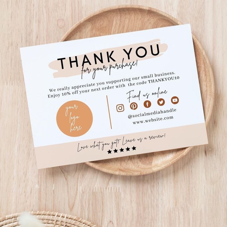 Elemen Yang Sebaiknya Ada Dalam Desain Thank You Card