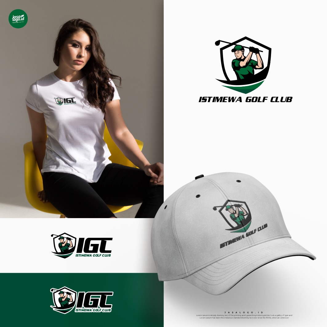 Desain Logo club golf untuk IGC