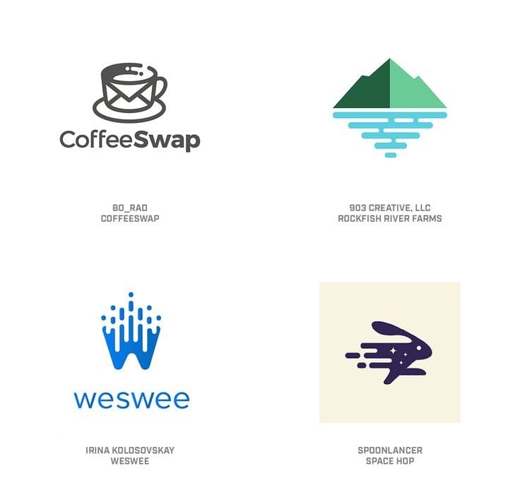 Ciri Dari Desain Logo Dot dan Line yang Bergaya Modern 