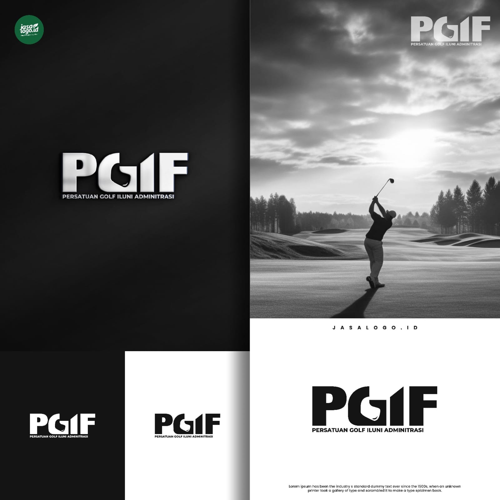 logo komunitas golf keren