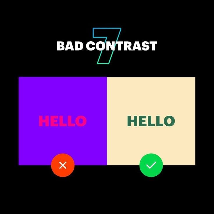 Ciri-ciri Desain yang Membuat Mata Lelah