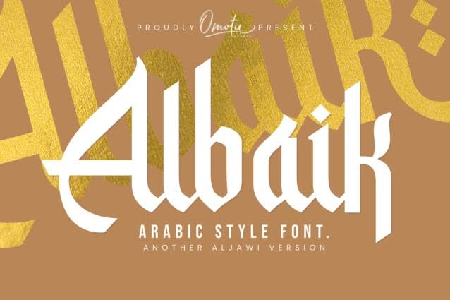 6 Rekomendasi Tipografi Arabic untuk Desain Grafis