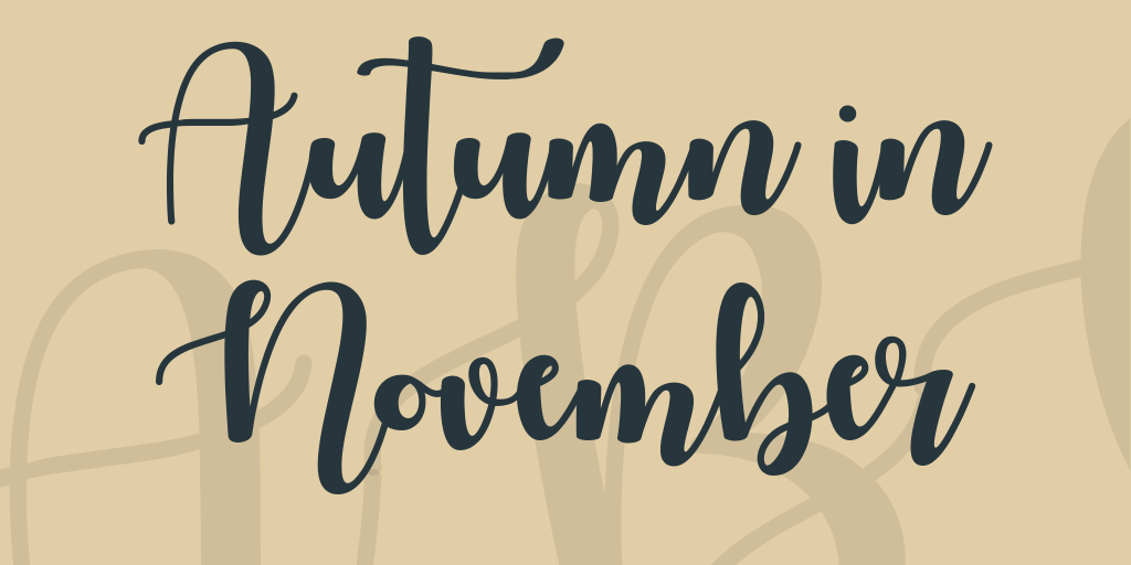 10 Font untuk Poster Bertema Musim Gugur dan Halloween
