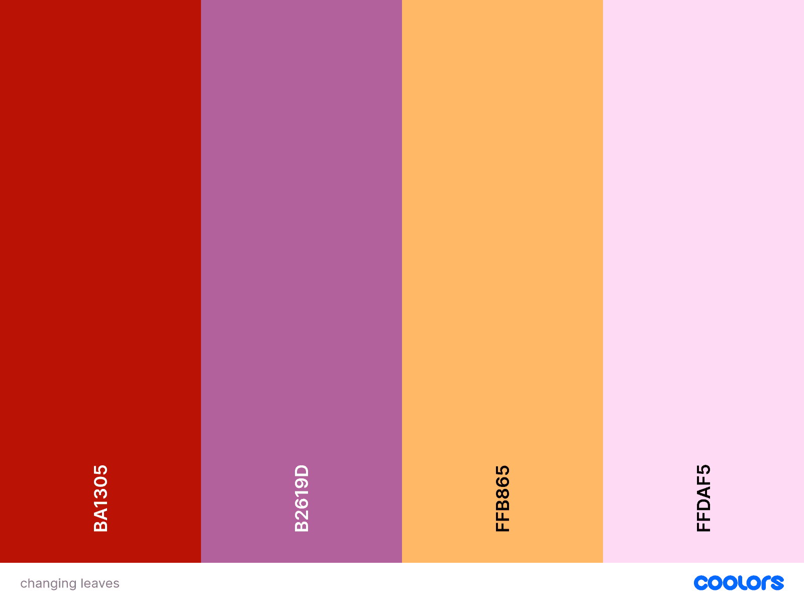 6 Palet Warna Musim Gugur dengan Tema Berbeda